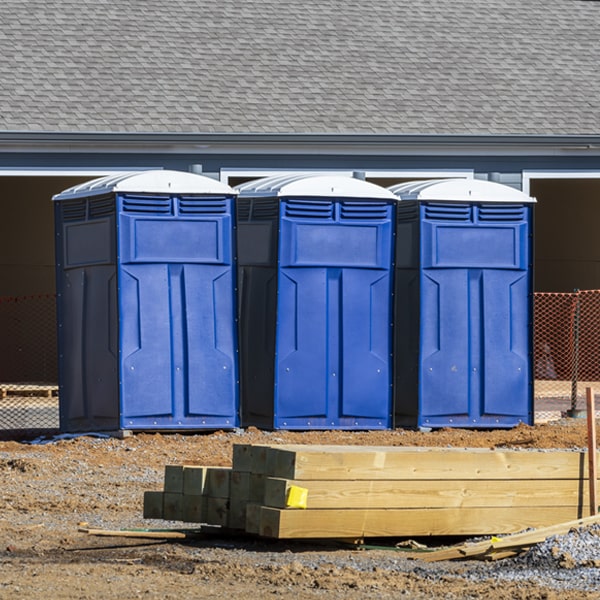 what is the expected delivery and pickup timeframe for the porta potties in Scalf Kentucky